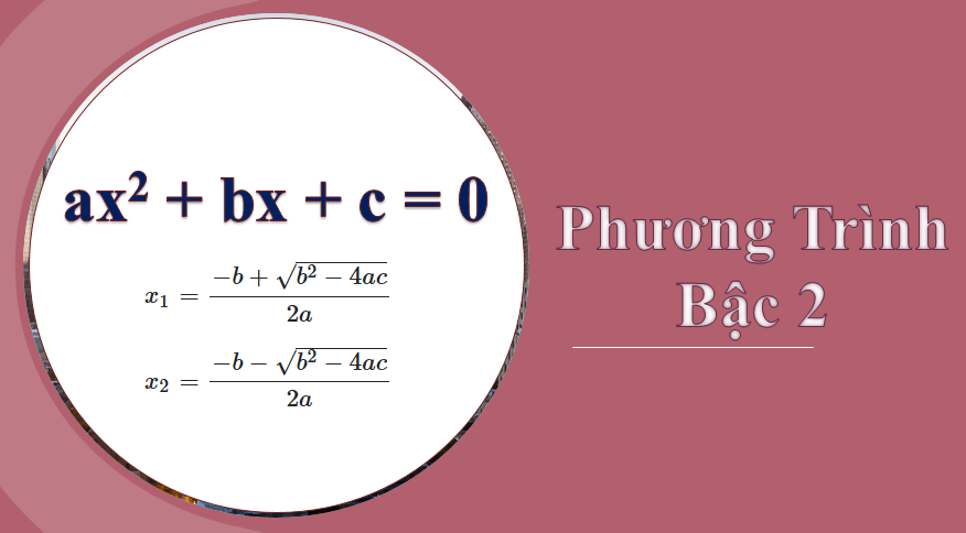 Giải Phương Trình bậc 2 một ẩn lớp 9